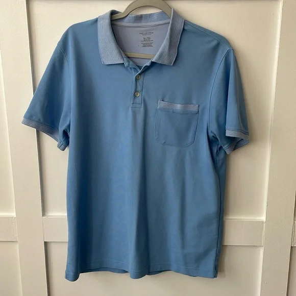 Van Heusen | Shirts | Van Heusen Never Tuck Slim Fit Polo Shirt | Poshmark